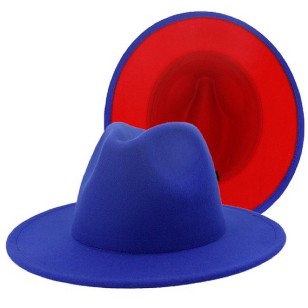 Blue & Red Fedora💙❤️